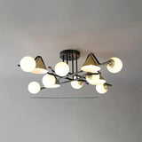 Nordic Glass Hanging Ceiling Lights for Living Room