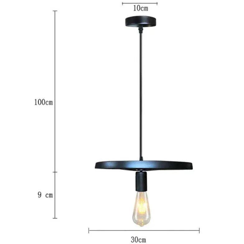 Wheel Design Vintage Industrial Bar Pendant Light - Clowas