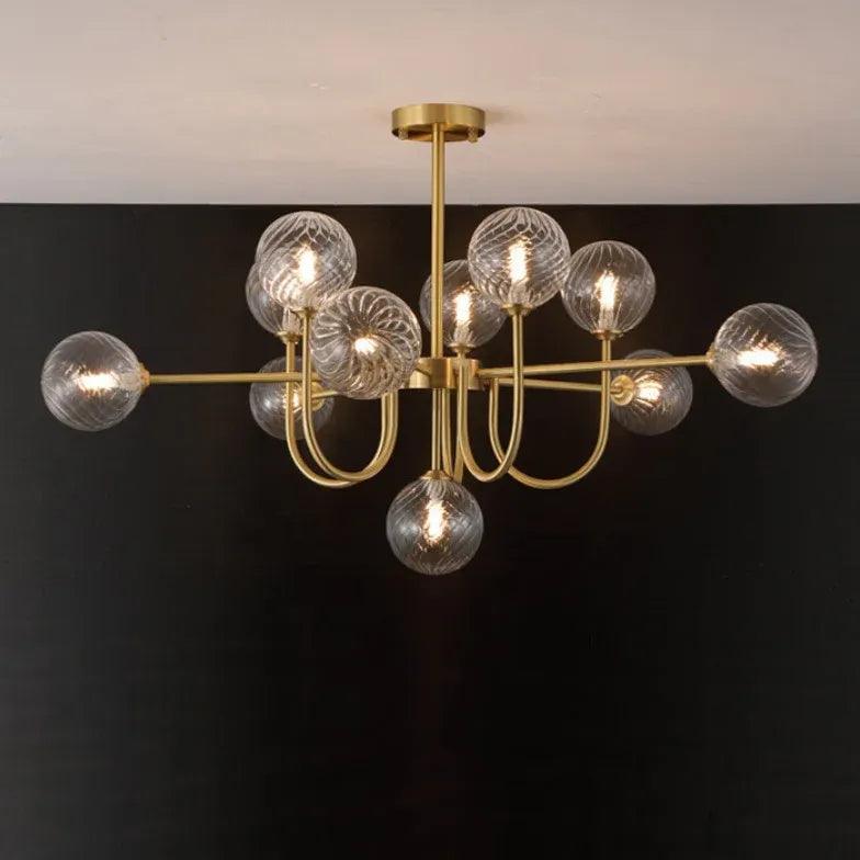 White Asymmetric Modern for Living Room Chandelier - Clowas