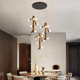 White Ball on Tree Trunk LED Chandelier - Clowas