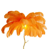 White Feather Tree Design Table Lamp - Clowas