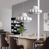 Wabi Sabi Silk Modern White Pendant Lights