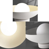 Wabi Sabi Corridor White Dome Ceiling Light
