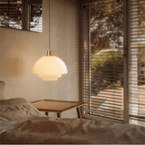 Artistic Glass Pendant Lights UFO Shape Dining Room