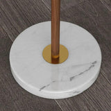 White Pleated Cone-Shaped Long Pole Floor Lamp - Clowas