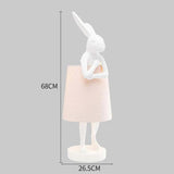 White Rabbit-Shaped Modern Bedside Table Lamp - Clowas