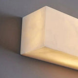White Resin Edge LED Outdoor Wall Lights - Clowas