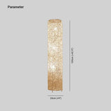 White Retro Rattan Woven Floor Lamp - Clowas