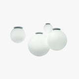 White Spherical Glass Hallway Ceiling Light - Clowas