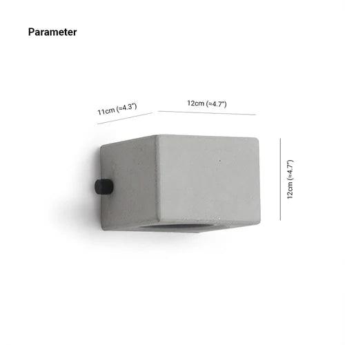 White Square Outdoor Up and Down Lights - Clowas