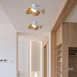 Ceiling Lights Bedroom Modern Eye Protection Lotus Wood