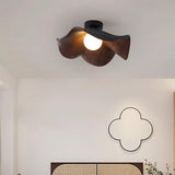 Ceiling Lights Bedroom Modern Eye Protection Lotus Wood