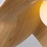 Ceiling Lights Bedroom Modern Eye Protection Lotus Wood