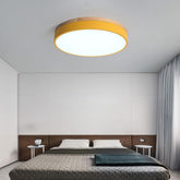 Macaron Round LED Ceiling light for Bedroom, Anti-Glare