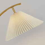 Traditional Wooden Floor Lamp with Table
