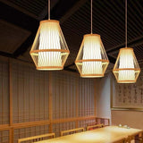 Chinese Bamboo Woven Pendant Light