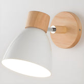 Rotatable Minimalist Wooden LED Wall Bracket Light