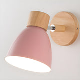 Rotatable Minimalist Wooden LED Wall Bracket Light