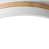Nordic Circular Wooden Ceiling Lights for Bedroom