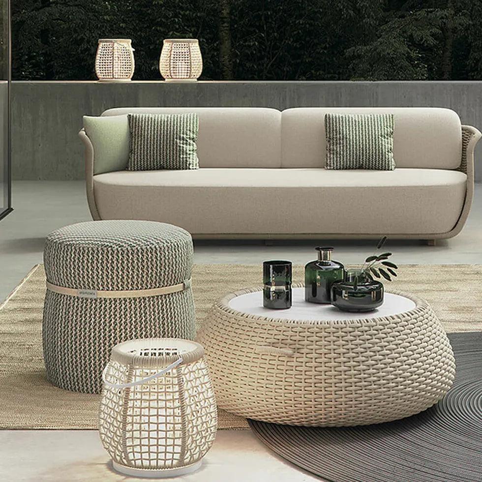 Woven Style Portable Lantern Lamp - Clowas