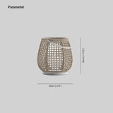 Woven Style Portable Lantern Lamp - Clowas