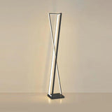 X-Shaped White Plug Tripod Floor Lamp - Clowas