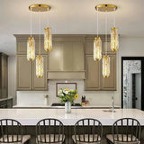 Luxury Crystal Pendant Light Dimmable for Dining Room