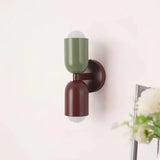 Morandi Double Headed Wall Lamp for Bedside, Anti-Glare