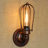 Industrial Retro Wall Light Metal with 360° Rotating Design for Living Room