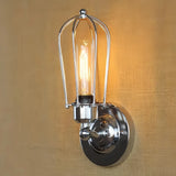 Industrial Retro Wall Light Metal with 360° Rotating Design for Living Room