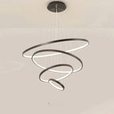 Modern Multi Ring Pendant Light Dimmable for Dining Room