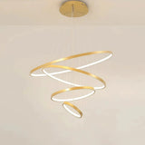 Modern Multi Ring Pendant Light Dimmable for Dining Room