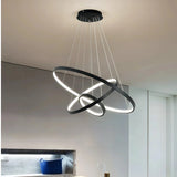 Modern Multi Ring Pendant Light Dimmable for Dining Room