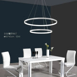 Modern Multi Ring Pendant Light Dimmable for Dining Room