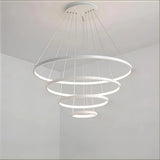 Modern Multi Ring Pendant Light Dimmable for Dining Room