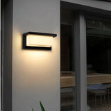 Outdoor Cube Wall Light Waterproof Black for Exterior Walls