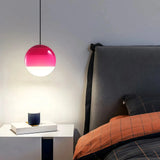 Nordic Coloured Glass Pendant Light Dimmable for Dining Room