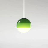 Nordic Coloured Glass Pendant Light Dimmable for Dining Room