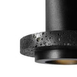 Industrial Black Hole Pendant Light with Cord