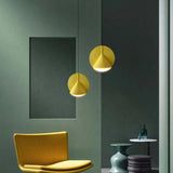 Light Grey Pendant Light In Modern Resin Sphere