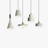 Modern Terrazzo Round Pendant Lights For Living Room