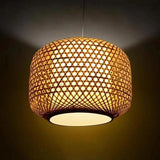 Chinese Rattan Bamboo Lantern Pendant Light