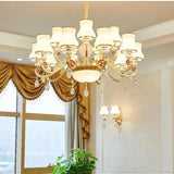 Vintage Ceiling Chandelier Dimmable Opal Glass For Living Room