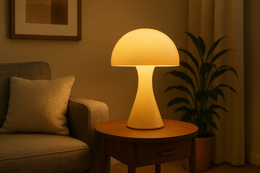 Mushroom Lamp: Retro Lighting with Modern Appeal