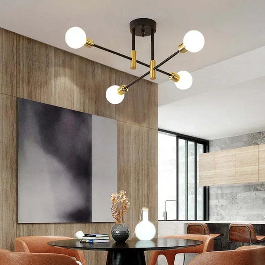 Brass Flush Ceiling Lights for Warmer Modern Interiors