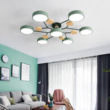 Multi Light Macaron Ceiling Light for Living Room