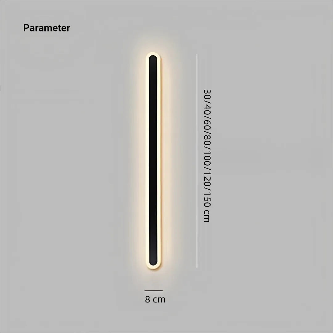 Long wall light available in multiple lengths