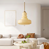 White Gourd Ceiling Pendant Light for Living Room