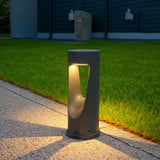 Modern Outside Bollard Light Black Metal for Garden, IP65