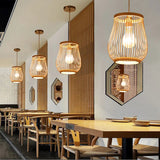 Lantern Bamboo Pendant Light for Restaurant